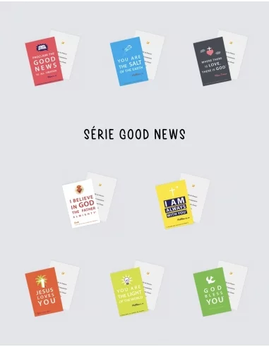 4 Cartes GOOD NEWS "You are the salt"... 4 Cartes GOOD NEWS "You are the salt"...