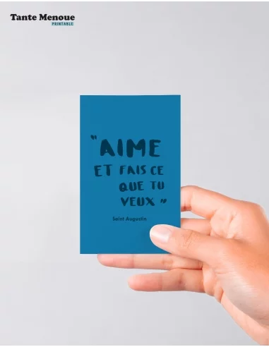 4 Cartes de Confirmation "Aime et... 4 Cartes de Confirmation "Aime et...