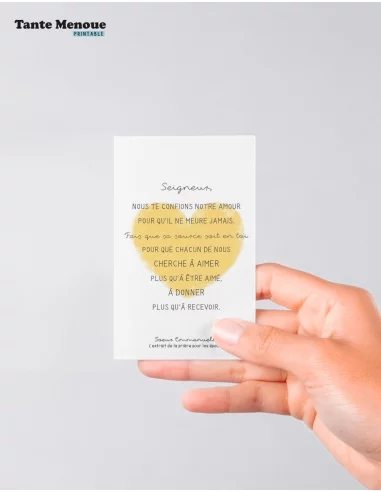 4 Cartes de prière "Époux"... 4 Cartes de prière "Époux"...