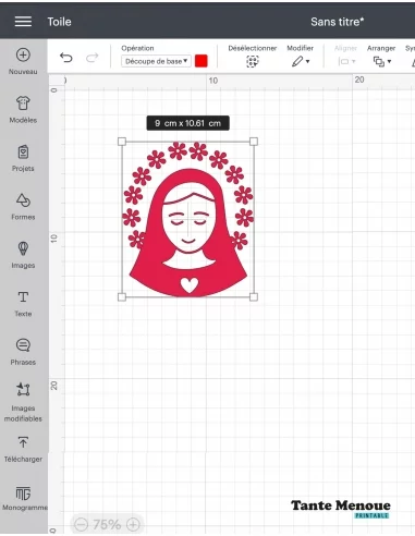Fichier de découpe "Vierge Marie" -... Fichier de découpe "Vierge Marie" -...