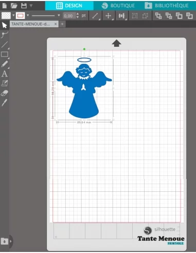 Fichier de découpe "Ange en prière" Fichier de découpe "Ange en prière"