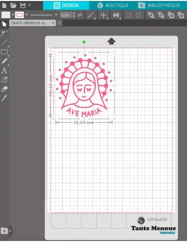Fichier de découpe "Ave Maria" -... Fichier de découpe "Ave Maria" -...