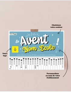 En Avent les écoles ! Calendrier de l'Avent PDF -...