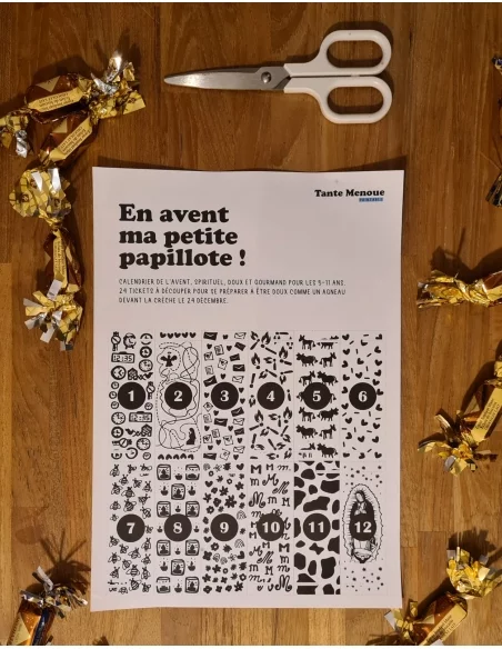 Calendrier de l'Avent MA PETITE PAPILLOTE ! édition enfant - PDF