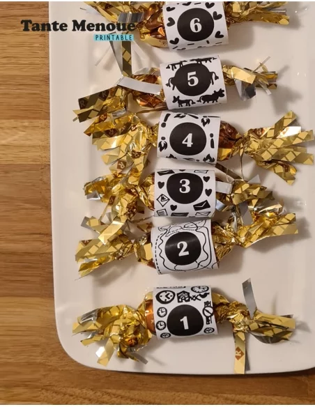 Calendrier de l'Avent MA COPINE DE CHOC ! édition adulte - PDF