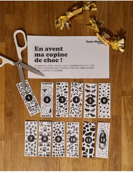 Calendrier de l'Avent MA COPINE DE CHOC ! édition adulte - PDF