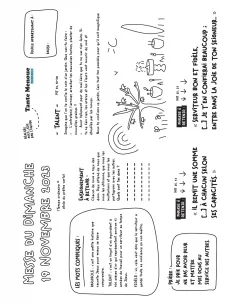 Feuille de messe du 19 novembre 2023 (Mt 25, 14-15.19-21)...