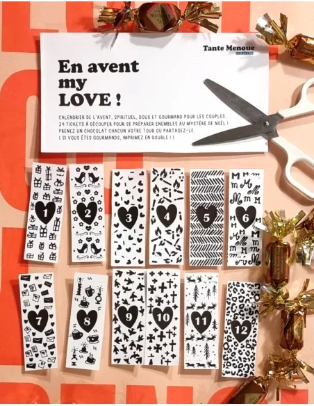 Calendrier de l'Avent MY LOVE ! édition adulte - PDF