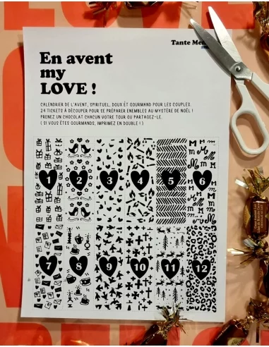 Calendrier de l'Avent MY LOVE !... Calendrier de l'Avent MY LOVE !...