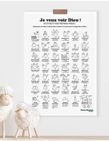 Calendrier de CARÊME 2025 : Je veux voir Dieu ! (Enfant) PDF