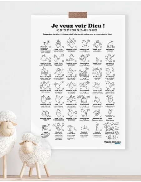 Calendrier de CARÊME 2026 : Je veux voir Dieu ! (Enfant) PDF