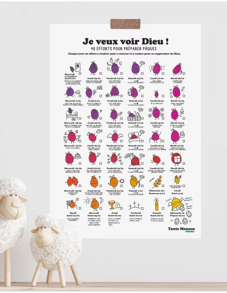 Calendrier de CARÊME 2026 : Je veux voir Dieu ! (Enfant) PDF