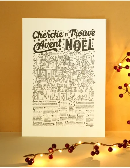 Calendrier de l'Avent CHERCHE et TROUVE ! édition famille - PDF
