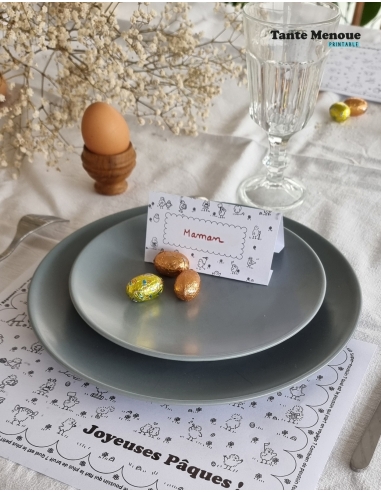 Set de Table "Joyeuses Pâques"