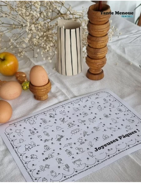 Set de Table "Joyeuses Pâques"