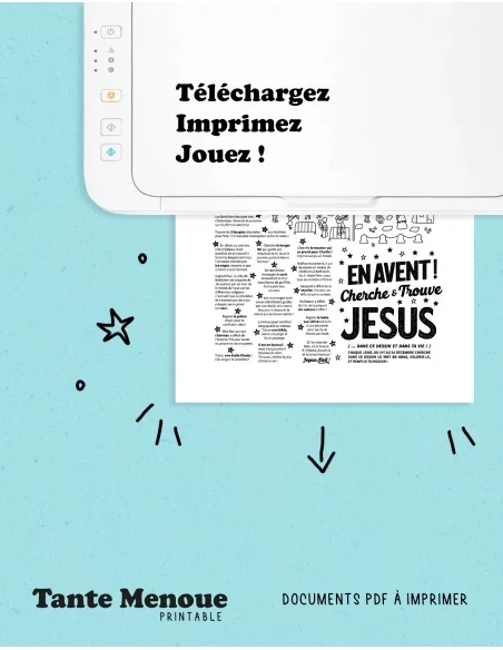 Calendrier de l'Avent CHERCHE et TROUVE - édition ados - PDF