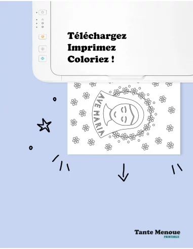 Coloriage AVE MARIA Coloriage AVE MARIA