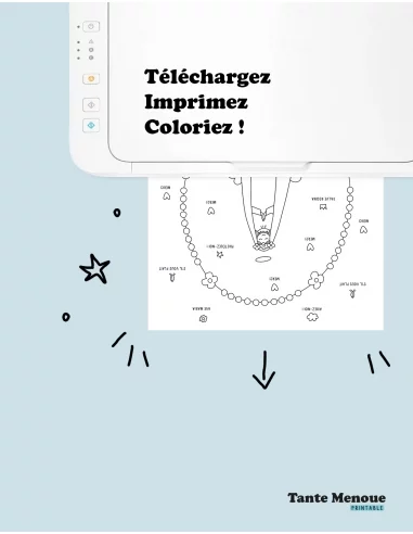 Coloriage du Chapelet Coloriage du Chapelet