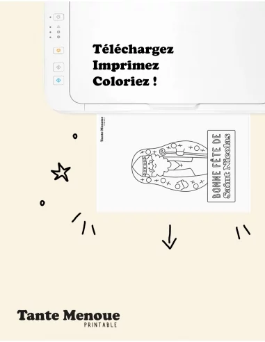 Coloriage Saint Nicolas - PDF offert 🎁