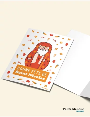 Affiche/Carte Postale Saint Nicolas -... Affiche/Carte Postale Saint Nicolas -...