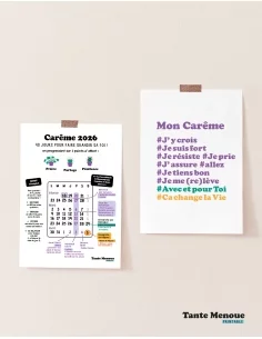 Dates de Carême 2026 - PDF