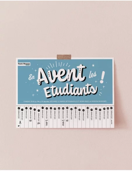 En Avent les étudiants ! - Calendrier de l'Avent PDF