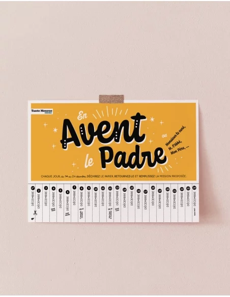 En Avent le Padre ! - Calendrier de l'Avent PDF