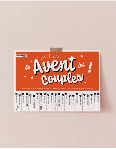 En Avent les couples ! - Calendrier de l'Avent PDF
