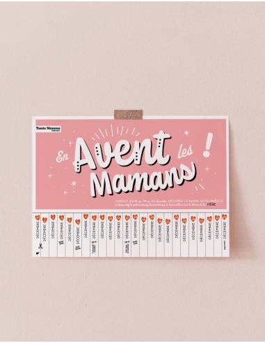 En Avent les mamans ! - Calendrier de l'Avent PDF