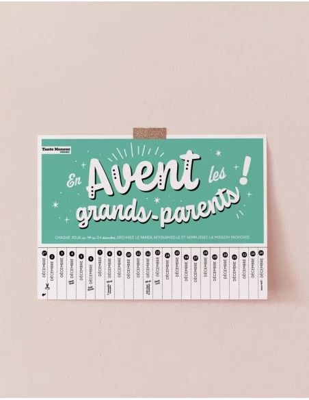 En Avent les grands-parents ! - Calendrier de l'Avent PDF