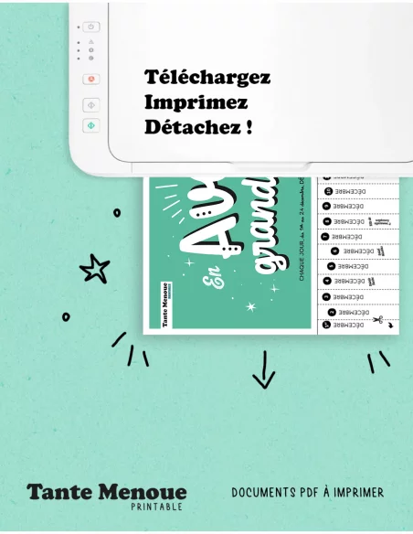 En Avent les grands-parents ! - Calendrier de l'Avent PDF