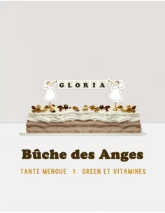 Cake topper + Recette bûche des anges - PDF