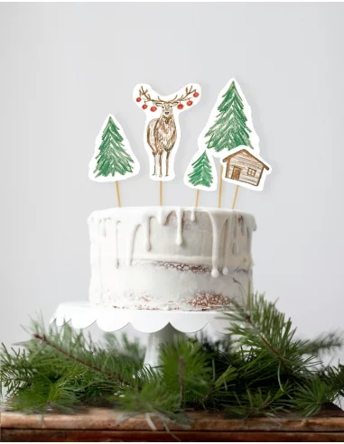 Cake topper "Roi des forêts" - PDF