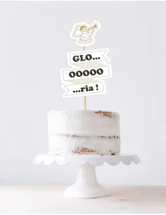 Cake topper "Glooooooria" - PDF