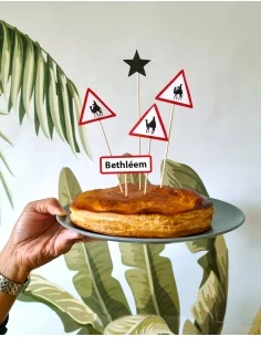 Cake topper "Galette des rois" - PDF