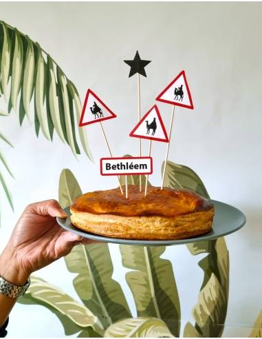 Cake topper "Galette des rois" - PDF
