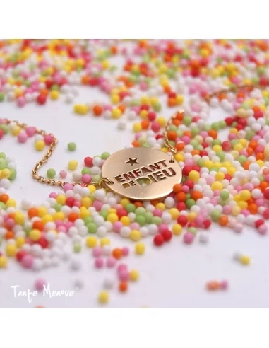 Gourmette baptême "Enfant de Dieu" Gourmette baptême "Enfant de Dieu"