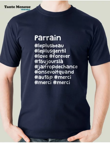 Fichier de découpe hashtag "Parrain"