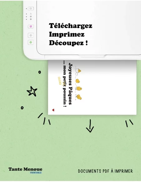 Joyeuses Pâques mon grand poussin ! (carte)