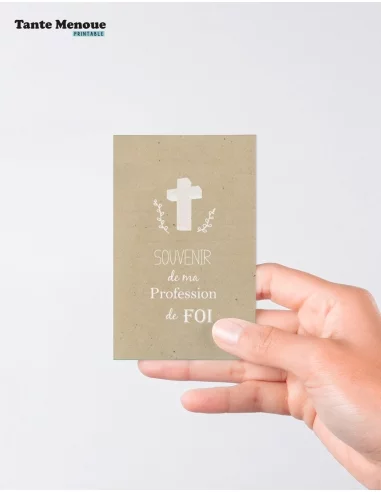 4 Cartes de Profession de foi... 4 Cartes de Profession de foi...