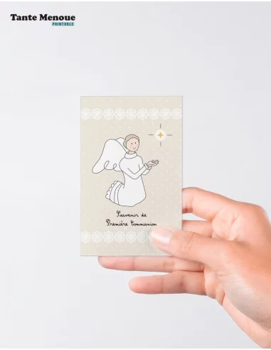 4 Cartes de Communion " Souvenir de...