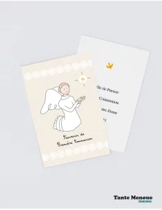 4 Cartes de Communion " Souvenir de première communion"...