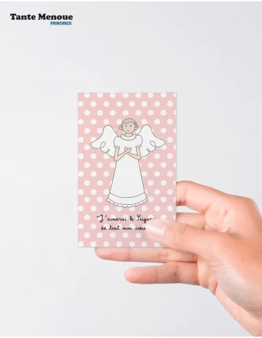 4 Cartes de Communion "De tout mon...