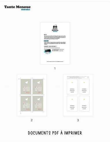 4 Cartes BONNE NOUVELLE "Je vous... 4 Cartes BONNE NOUVELLE "Je vous...