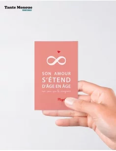 4 Cartes BONNE NOUVELLE "Son Amour s'étend d'âge en âge"... 2