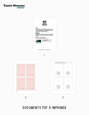 4 Cartes BONNE NOUVELLE "Lent à la...