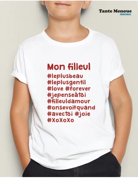 Fichier de découpe hashtag "Mon Filleul"