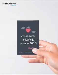 4 Cartes GOOD NEWS "Where there is love"... 2