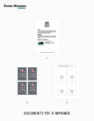 4 Cartes GOOD NEWS "Where there is... 4 Cartes GOOD NEWS "Where there is...