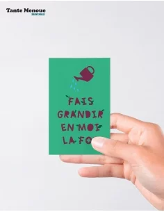 4 Cartes CONFIANCE "Fais grandir" (Personnalisable) - à... 2
